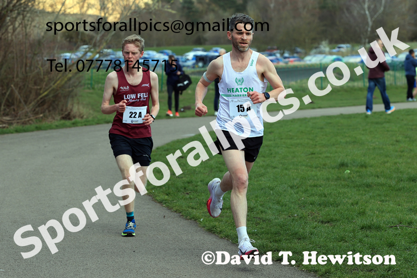 Senior Mens 2026 NECAA Royal Signals Road Relays, Hetton Lyons Country Park, Hetton le Hole. Photo: David T. Hewitson/Sports for All Pics